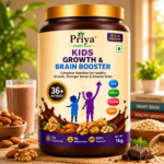 Priya Health Care Kids Growth + Brain Mix